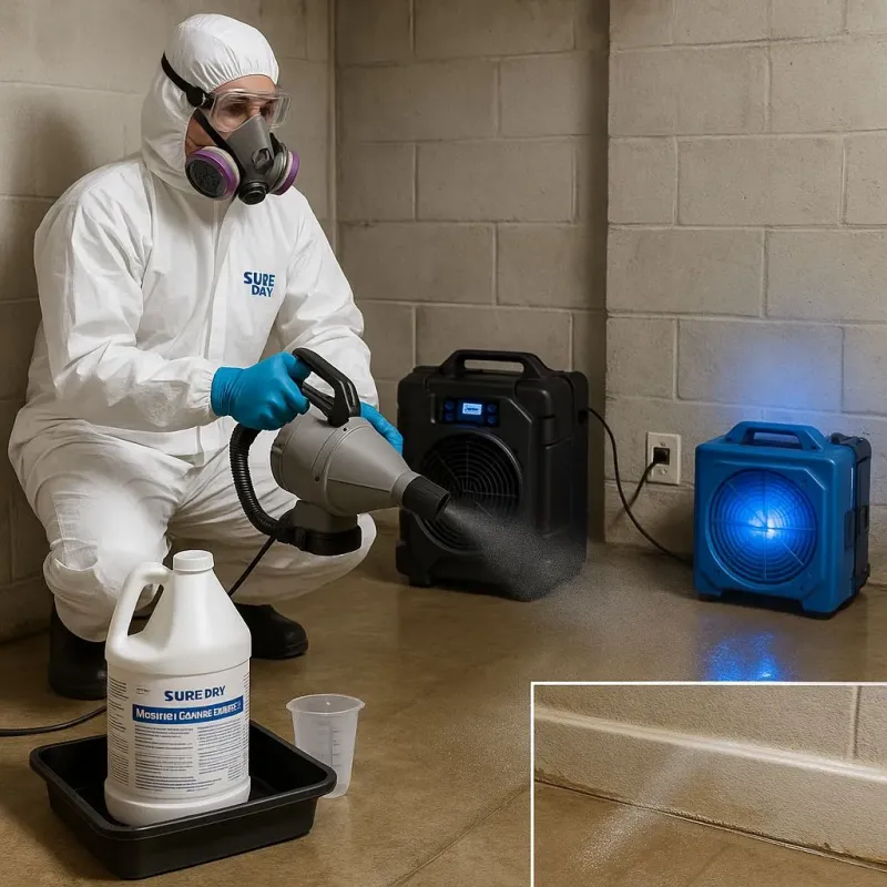 Sanitization and Odor Removal process in Staunton, VA
